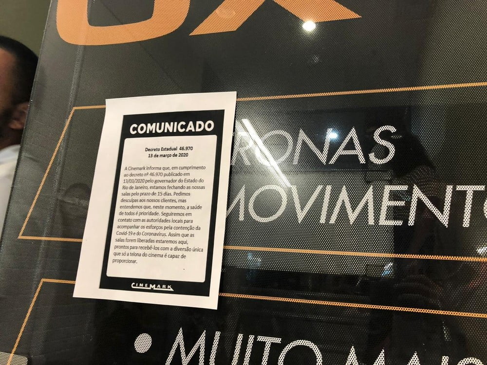 É GRAVE A CRISE: Rede de cinemas propõe plano de demissão voluntária no Rio