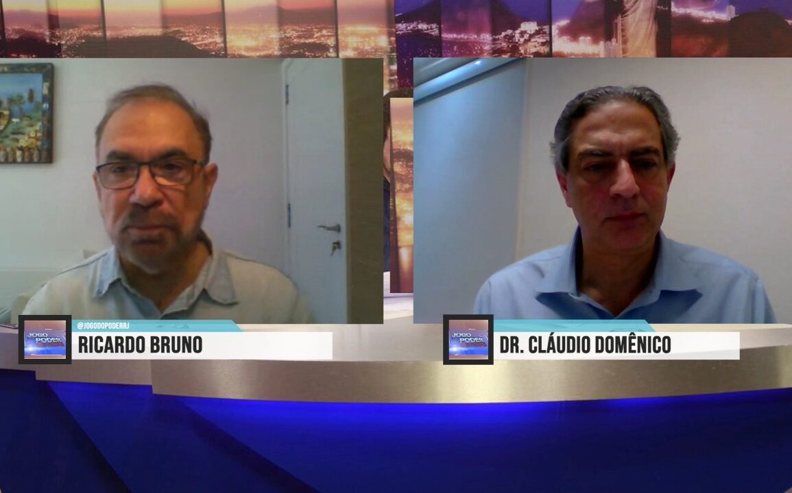 Hoje, no Jogo do Poder, o médico Cláudio Domênico revela as experiências bem sucedidas no tratamento da Covid-19 no Rio