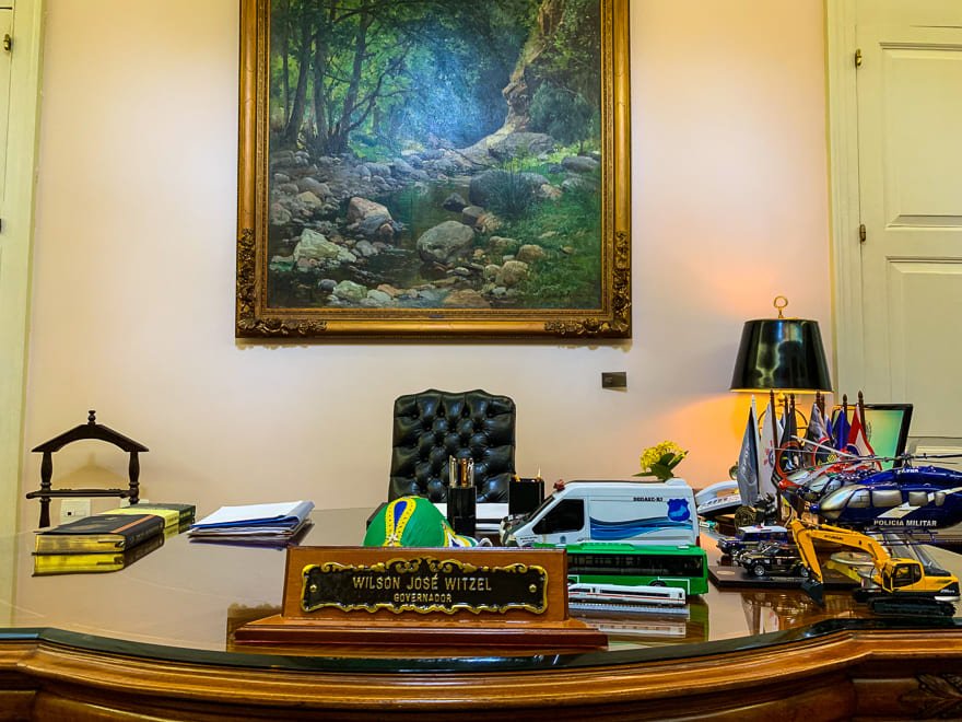 Palácio Guanabara em clima de velório