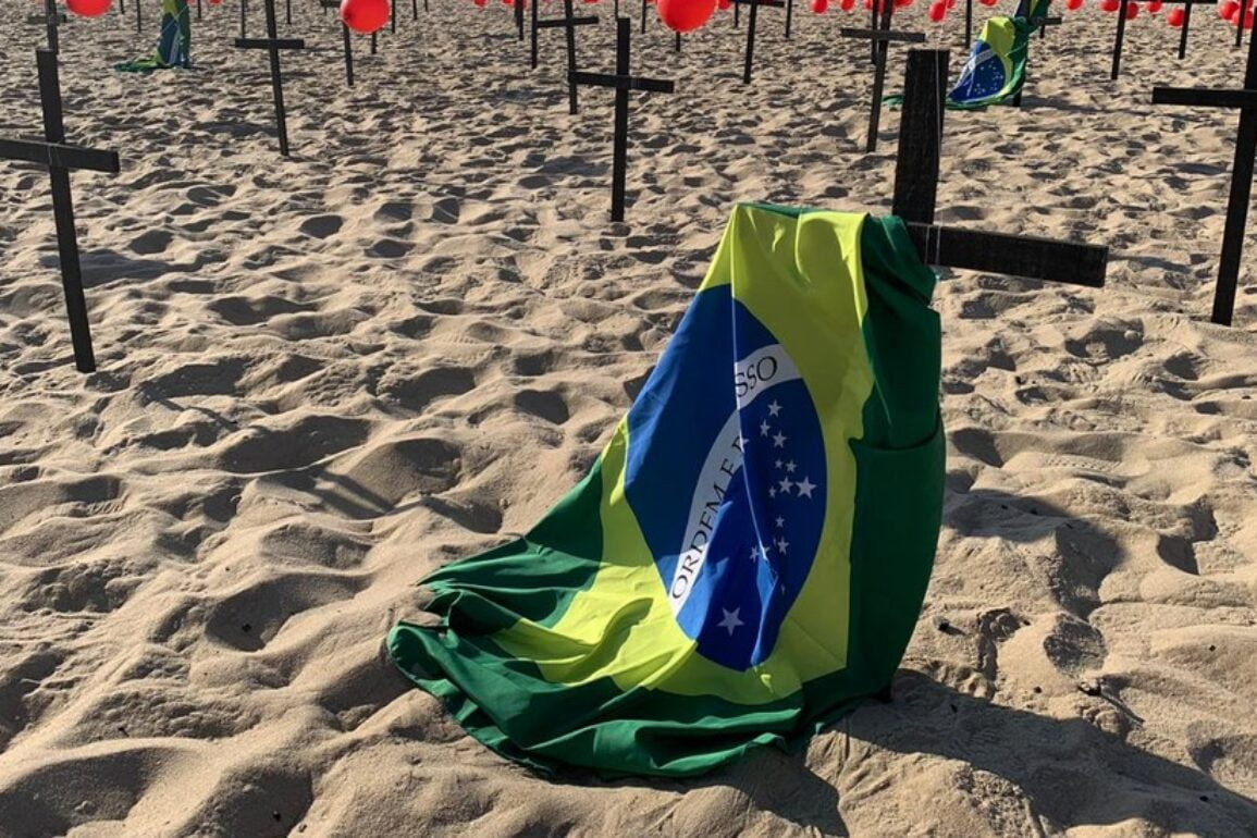 100 MIL MORTES. Rio protesta contra Bolsonaro