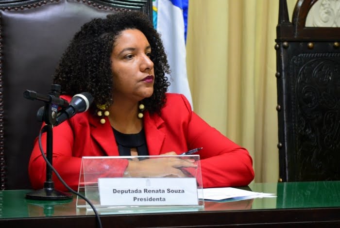 Ameaçada de morte, deputada Renata Souza registra ocorrência na polícia