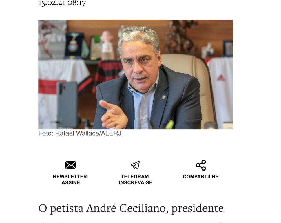 Ceciliano deixa de ser investigado, após MP constatar que não houve rachadinha em seu gabinete