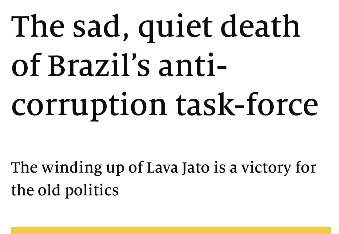 Moro foi parcial e Lava Jato morreu em silêncio, atesta a revista inglesa The Economist