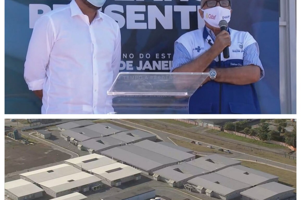 Cláudio Castro inaugura hospital na Baixada com 150 leitos para covid