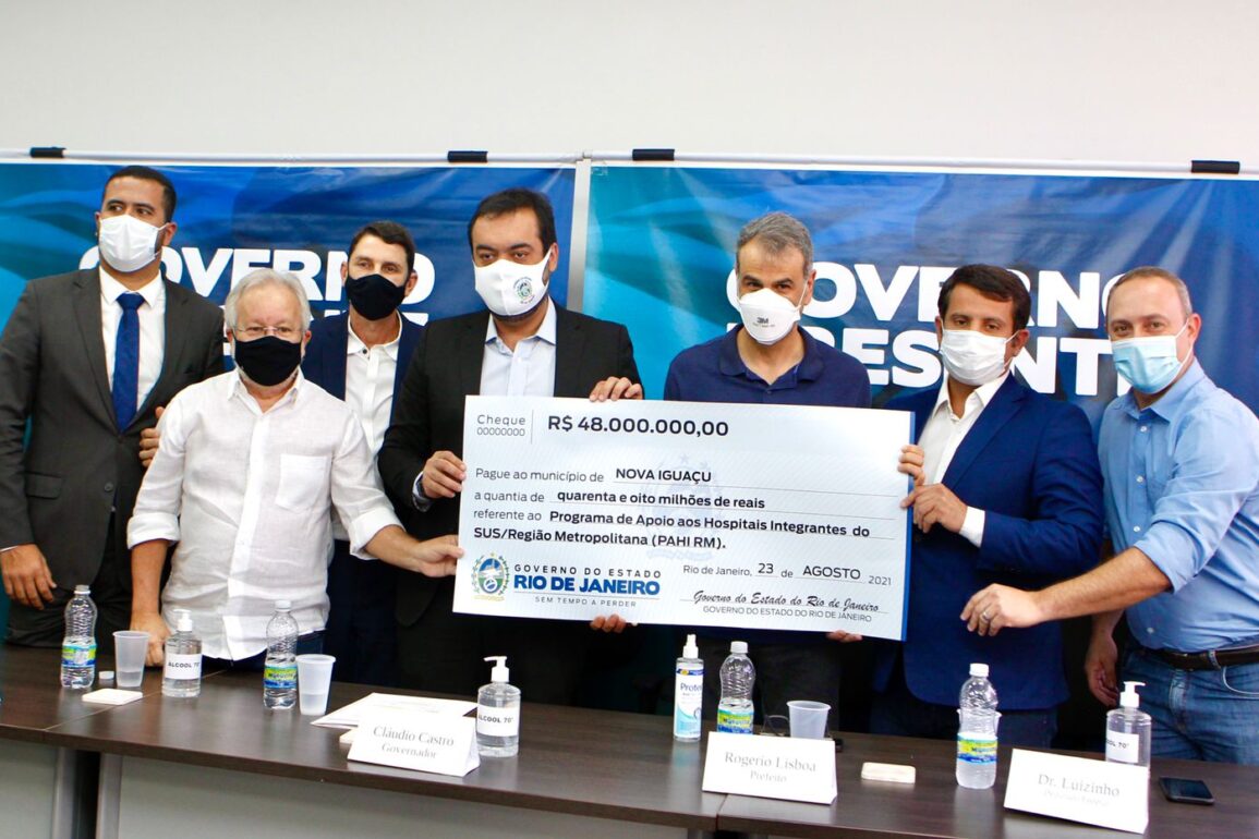 Castro distribui recursos para hospitais da Baixada e consolida alianças com prefeitos de Nova Iguaçu e Belford Roxo