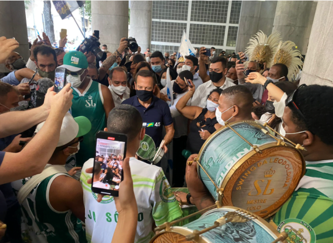 Em campanha pelas prévias do PSDB, Doria visita o Rio, conversa com Cláudio Castro, se reúne com Eduardo Paes e comanda evento na ABI