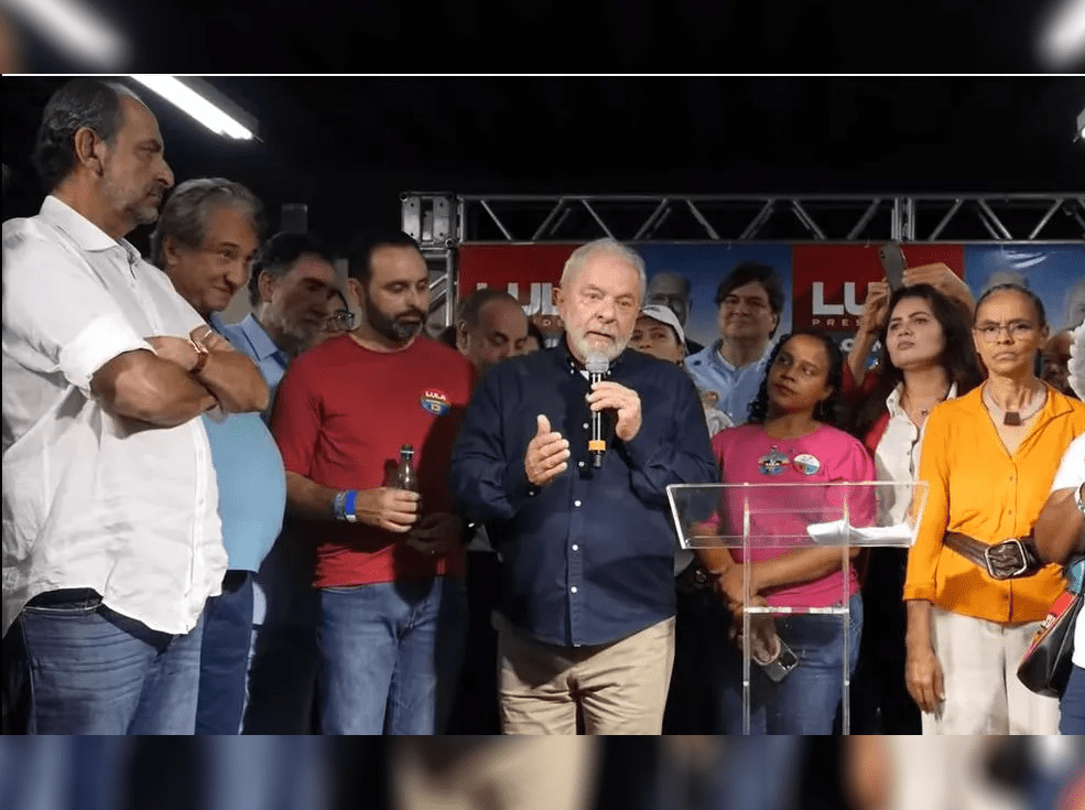 Lula diz: “Ganhando as eleições vamos restabelecer a paz neste País”