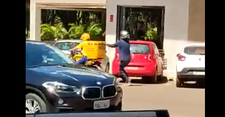 Ladrão de moto é baleado ao tentar novo assalto em Brasília (vídeo)