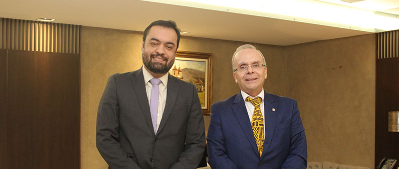 Presidente do TJRJ recebe visita do governador do estado