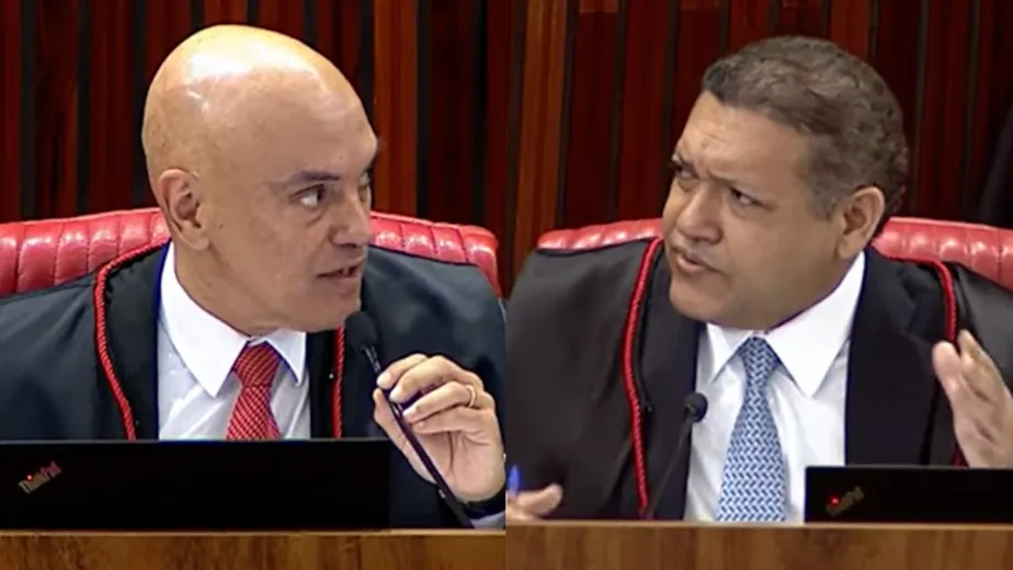 Alexandre de Moraes e Nunes Marques divergem em sessão do TSE (vídeo)