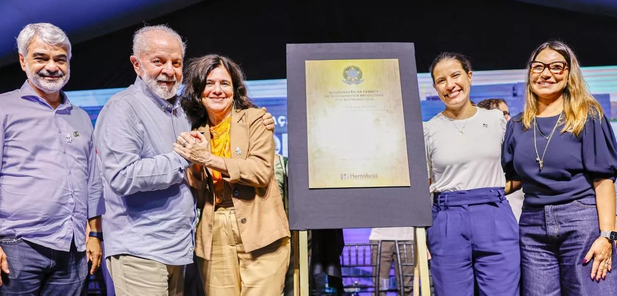 Lula inaugura fábrica de medicamentos contra hemofilia em Pernambuco para atender 100% da demanda do SUS