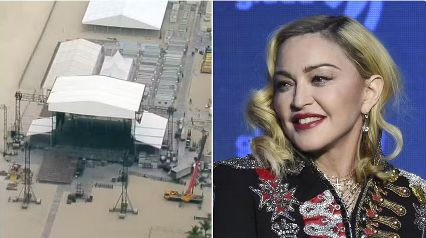 Madonna desembarca no Rio de Janeiro para show histórico em Copacabana