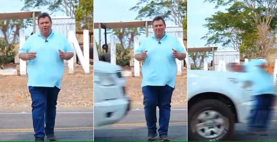 Prefeito paulista finge ser atropelado em vídeo e viraliza nas redes sociais; assista