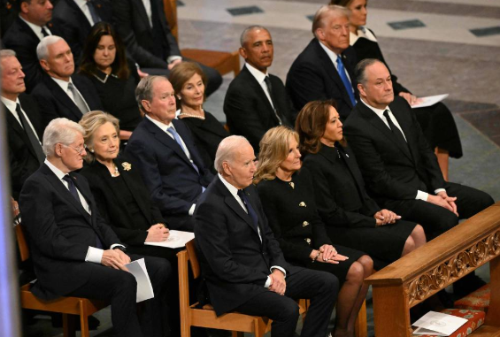 Jimmy Carter é homenageado por cinco presidentes em funeral histórico (veja vídeo)