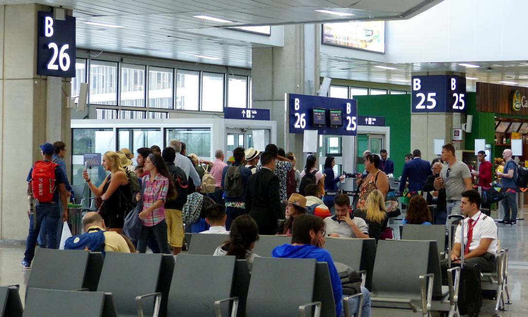 Explosão de turistas está relacionada à retomada do Galeão