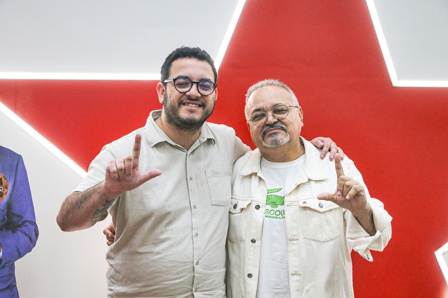 Diego Zeidan e Alberes Lima são os novos presidentes eleitos dos diretórios estadual e municipal, respectivamente. Foto: Reprodução / Redes Sociais