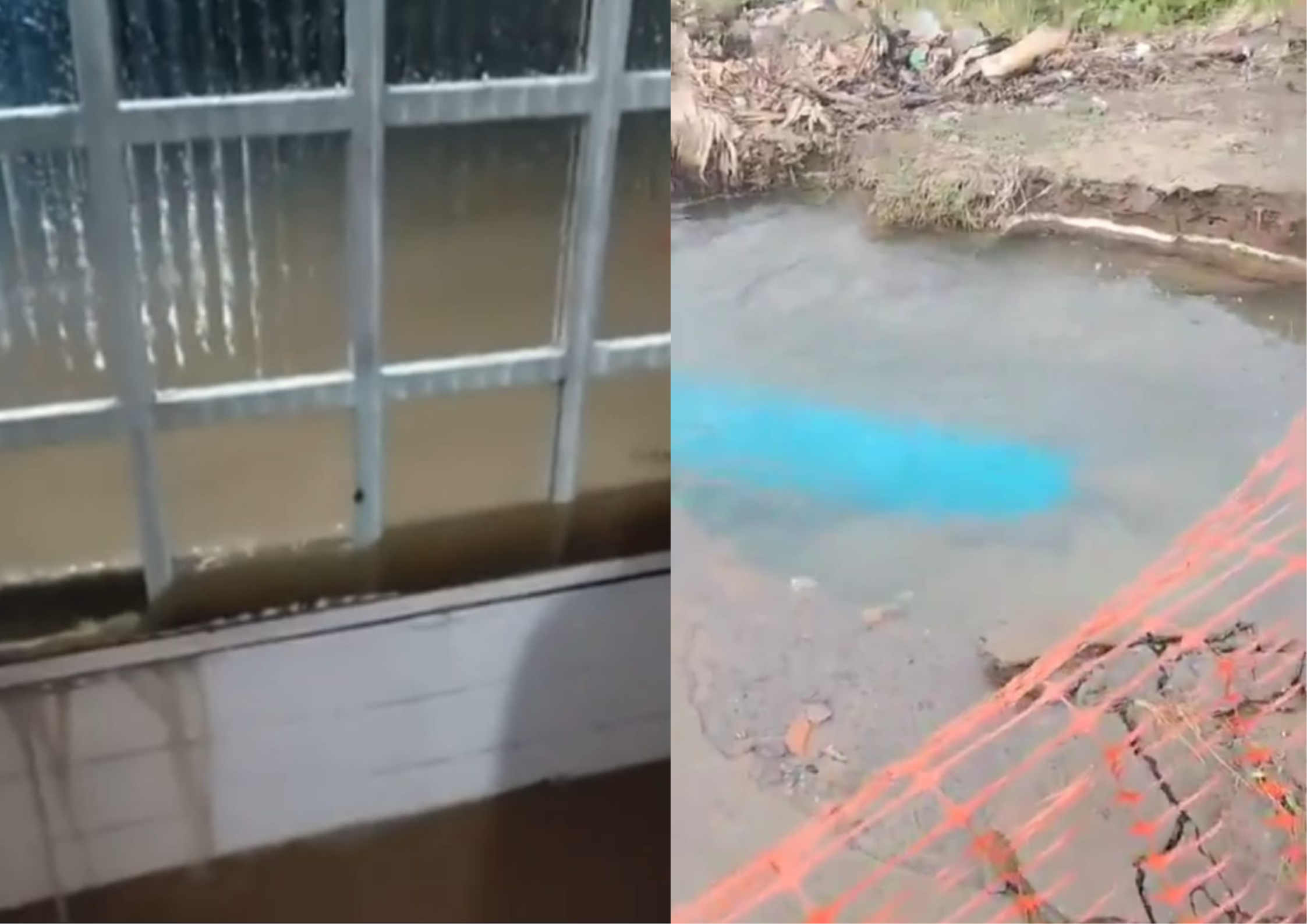 Tubulação estoura em Nova Iguaçu, alaga casas e reacende histórico de vazamentos na região; vídeo