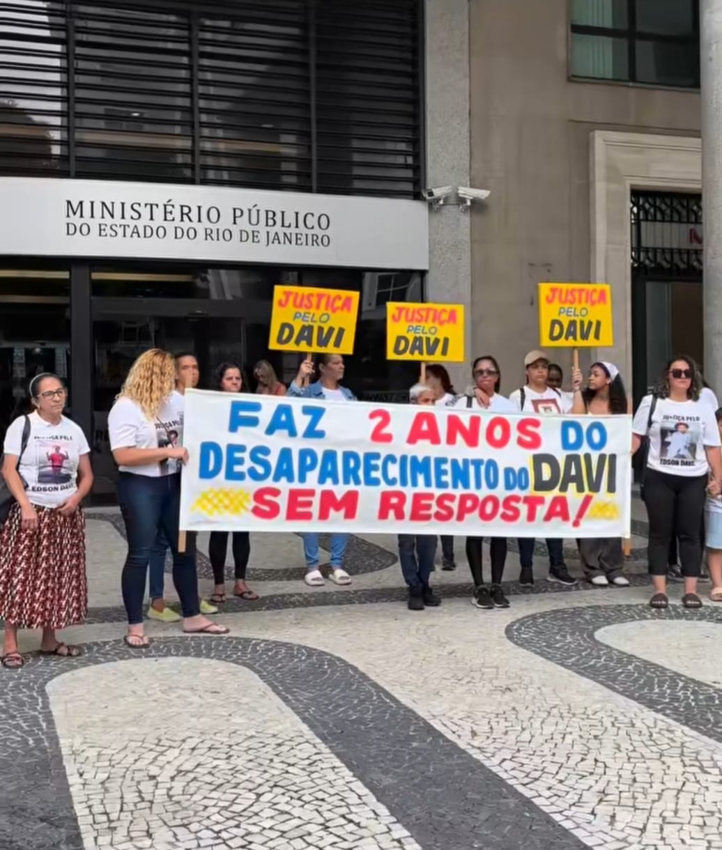 Caso Edson Davi: Desaparecimento completa dois anos; família protesta no MP por respostas