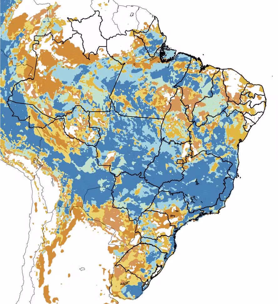 Chuvas intensas atingem o Sudeste com alerta para Rio, Minas e Espírito Santo