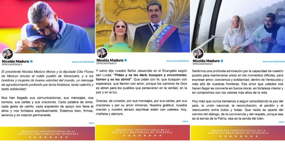 ‘Estamos bem, firmes e serenos’: Como foi primeira mensagem de Maduro em prisão nos EUA