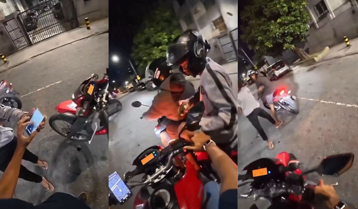 Motoboy grava o próprio assalto em Madureira; vídeo