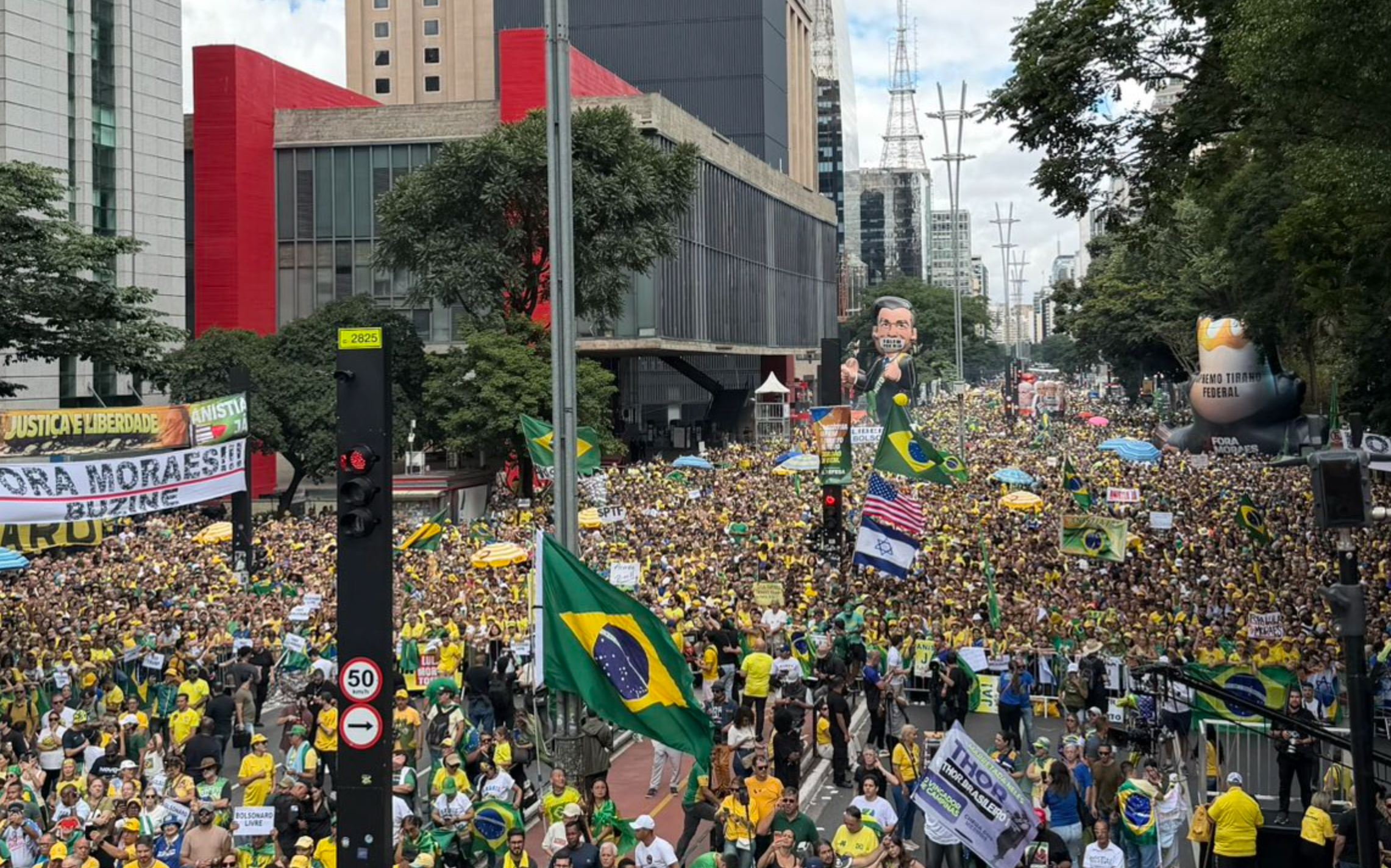 Ato bolsonarista na Paulista reúne 20,4 mil pessoas, aponta pesquisa da USP