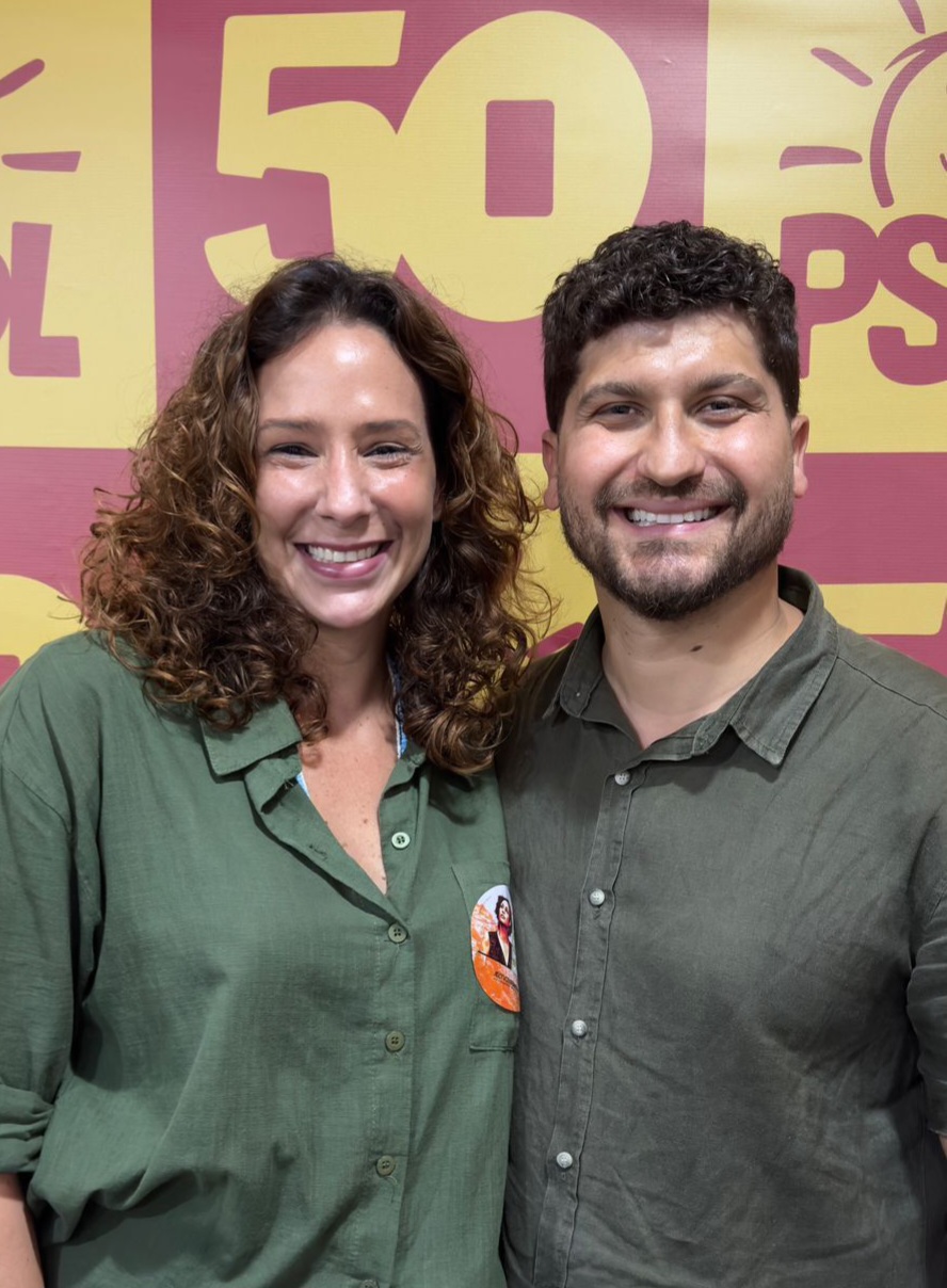 Psol lança William Siri ao governo do Rio e Monica Benicio ao Senado