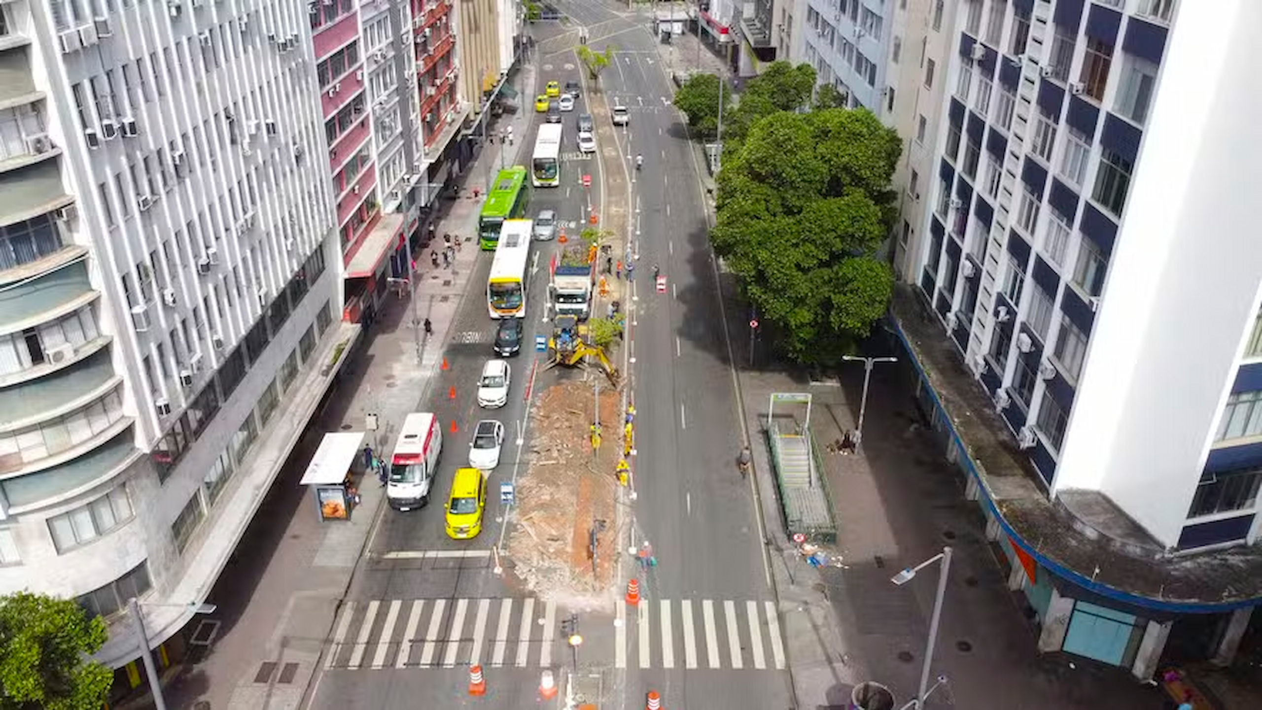 Obras de ciclovia começam na Conde de Bonfim após atropelamento e avançam pela cidade