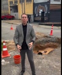 Buraco fake em vídeo leva prefeito de Sorocaba ao Ministério Público