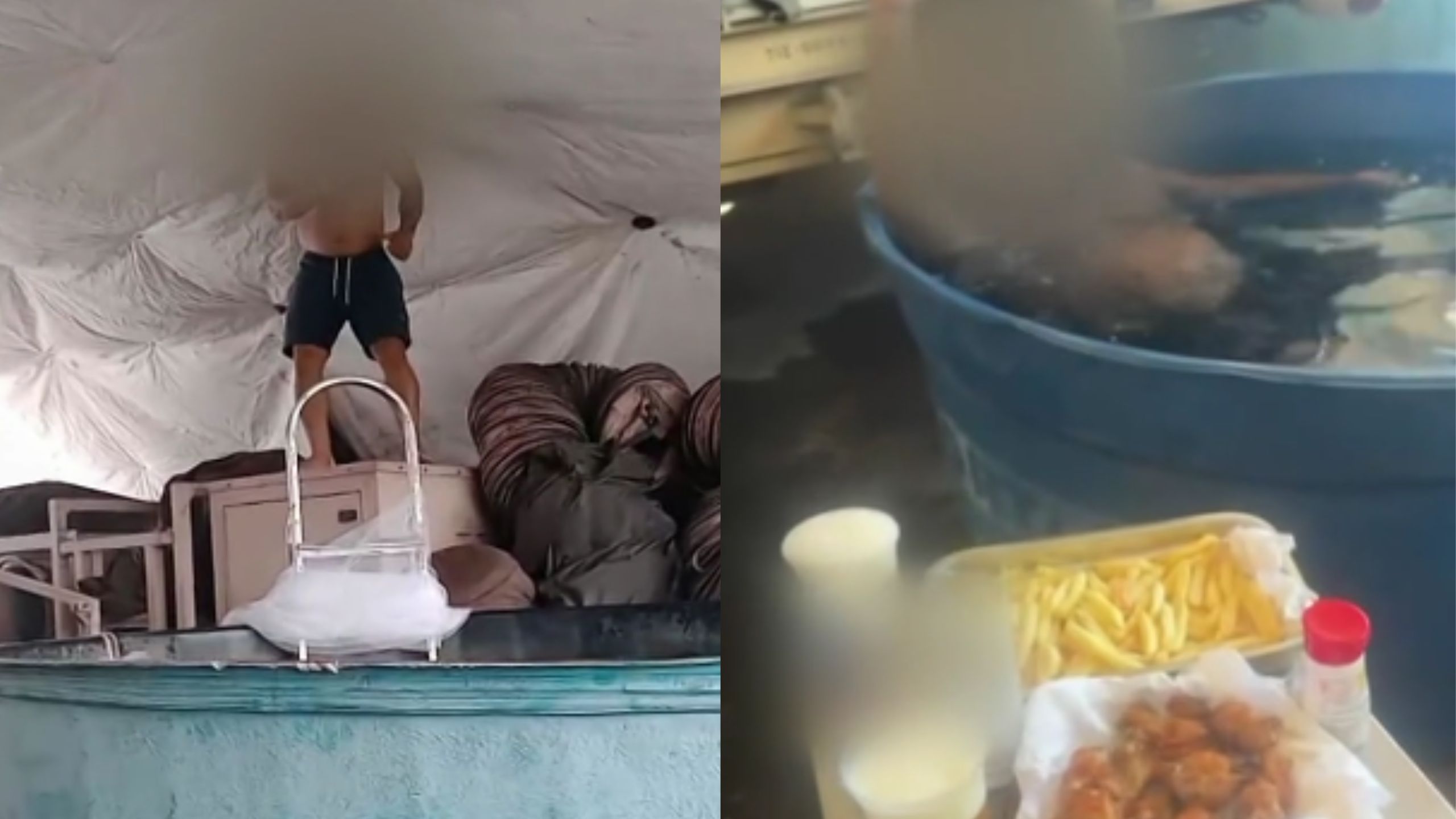 Seguranças são flagrados fazendo festas com ‘piscina’ em hospital de campanha em Nova Iguaçu