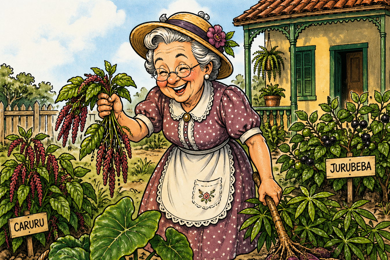 Vovó sabia tudo:  plantas que ela cultivava para comer e hoje você nem reconhece