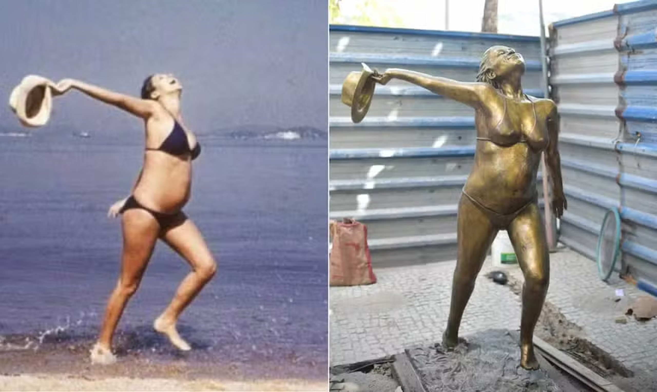 Gesto histórico: Estátua de Leila Diniz grávida será instalada em Niterói