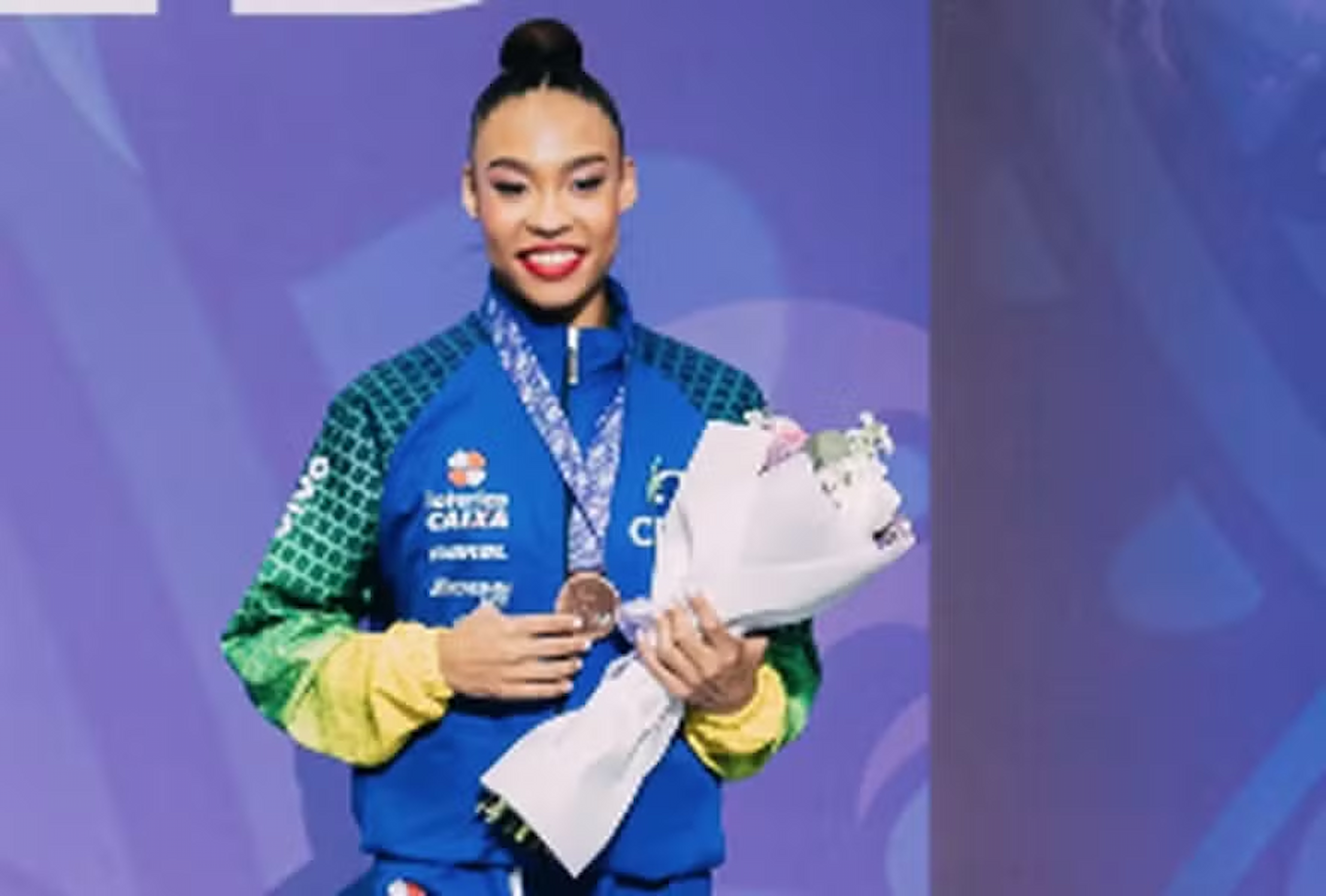 Geovanna Santos conquista bronze inédito na Copa do Mundo de ginástica rítmica