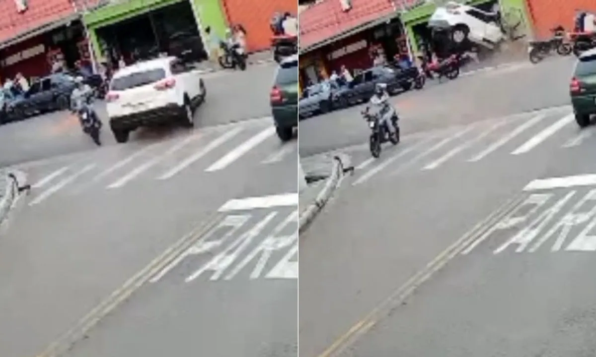 Vídeo, imagens fortes: Motorista embriagado invade calçada e mata duas crianças em Diadema