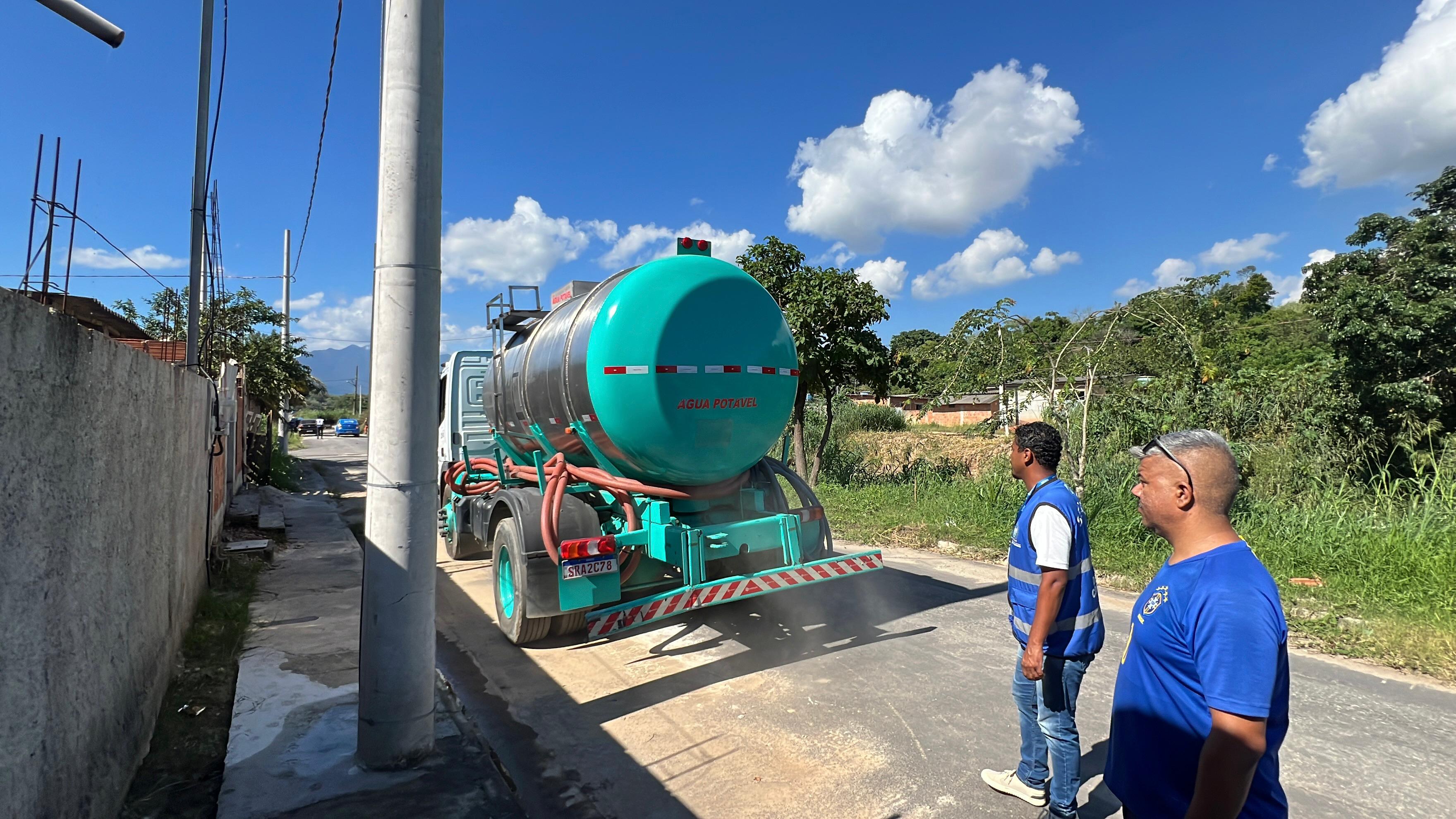 Japeri recebe ação emergencial para garantir abastecimento de água