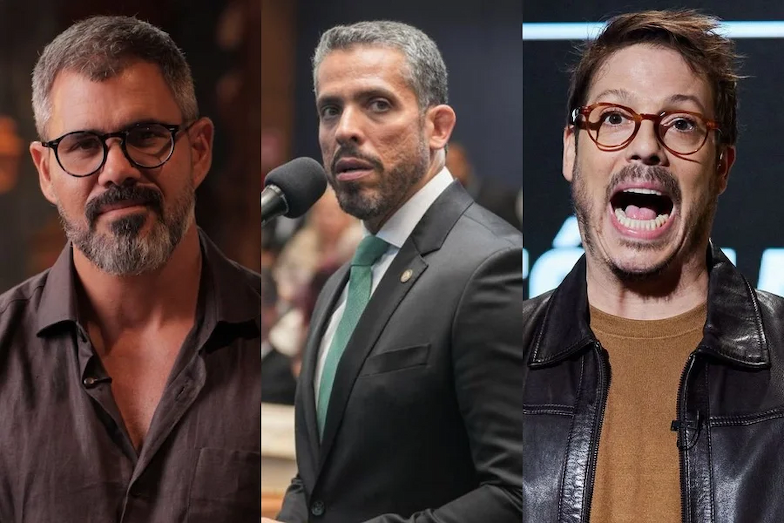 Deputado propõe medalha a Juliano Cazarré e repúdio a Fábio Porchat na Alerj