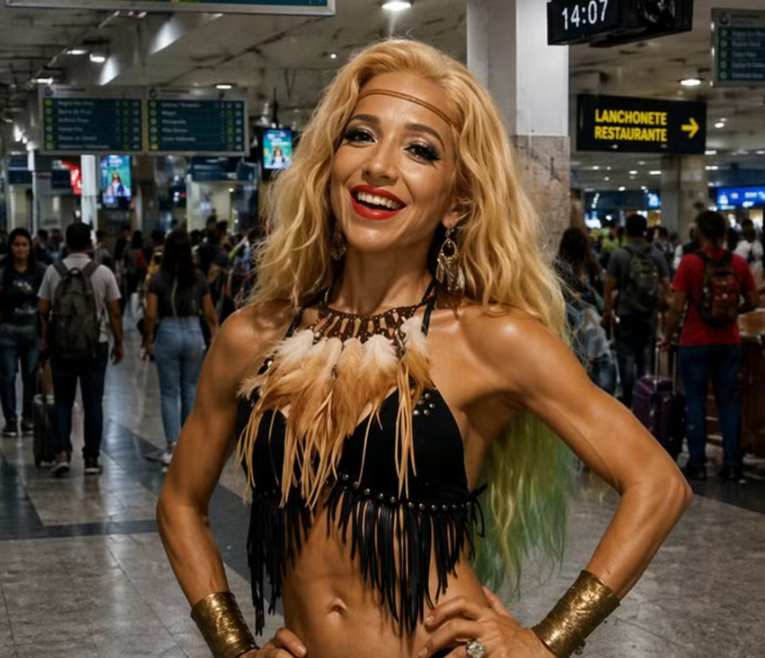 Rodoviária do Rio prepara show cover da cantora Shakira para receber fãs e espera mais de 215 mil passageiros