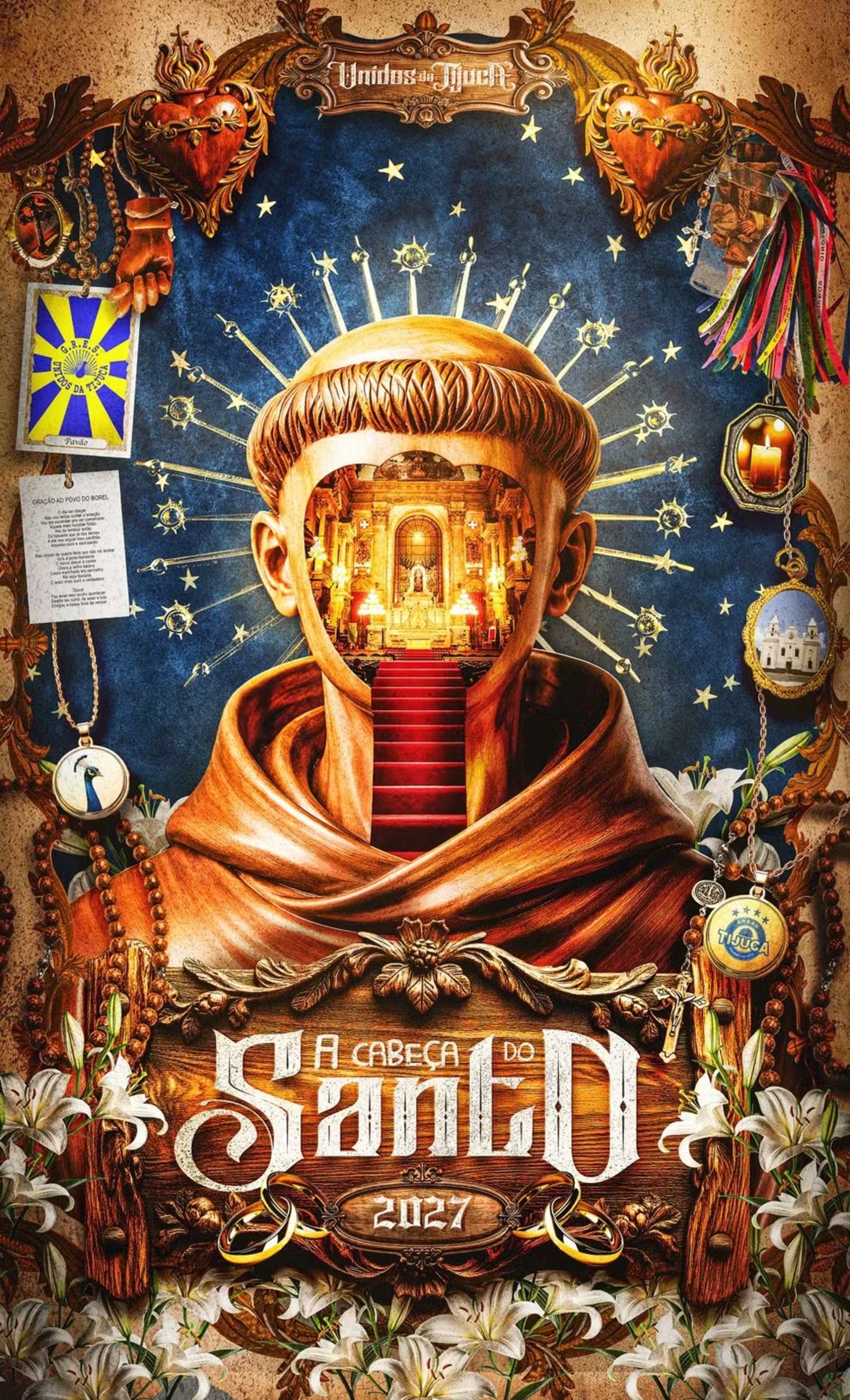 Unidos da Tijuca leva livro ‘A cabeça do santo’ ao Carnaval