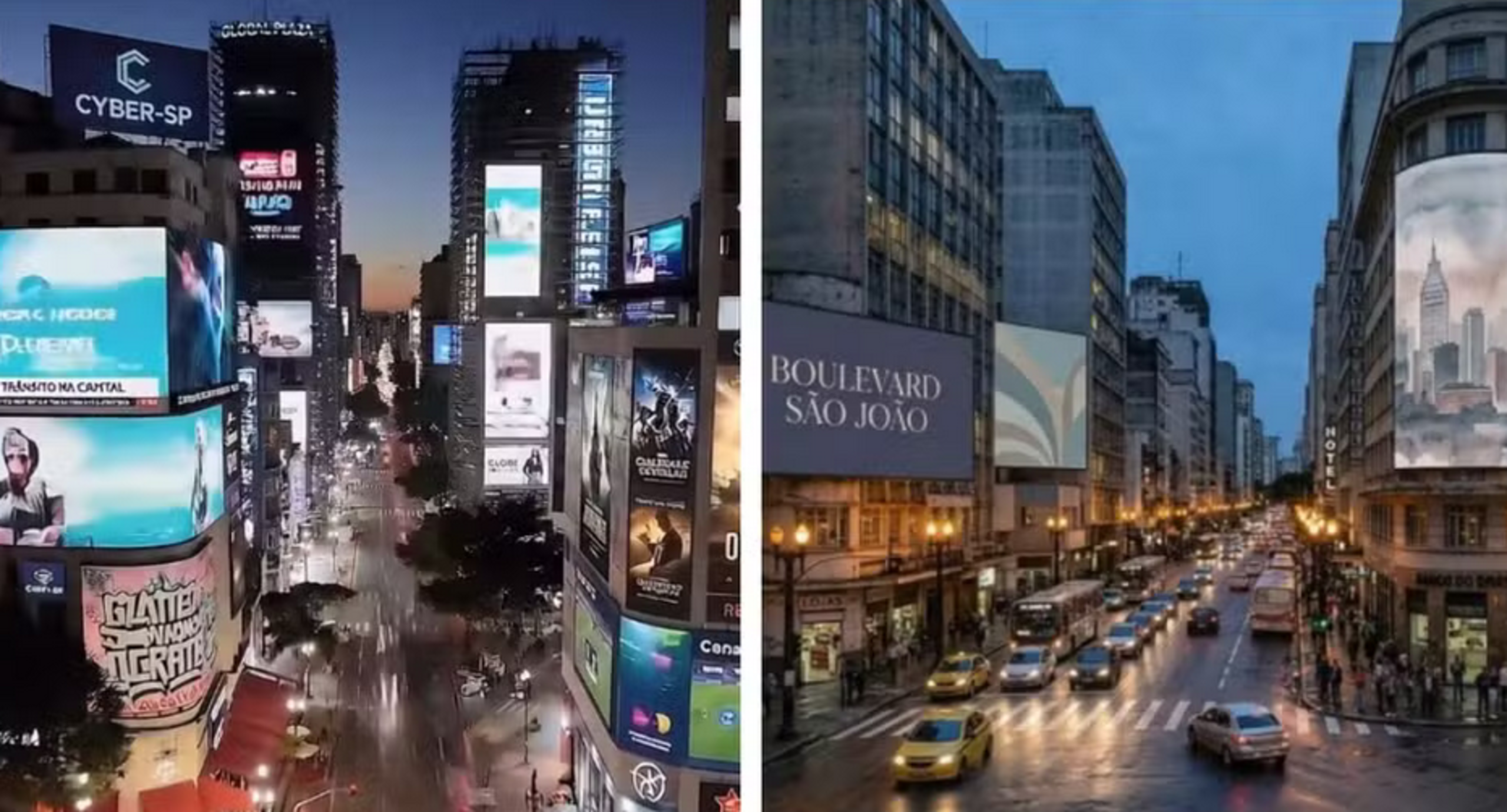 ‘Times Square de SP’: Tarcísio defende projeto que pretende instalar telões luminosos em prédios do Centro
