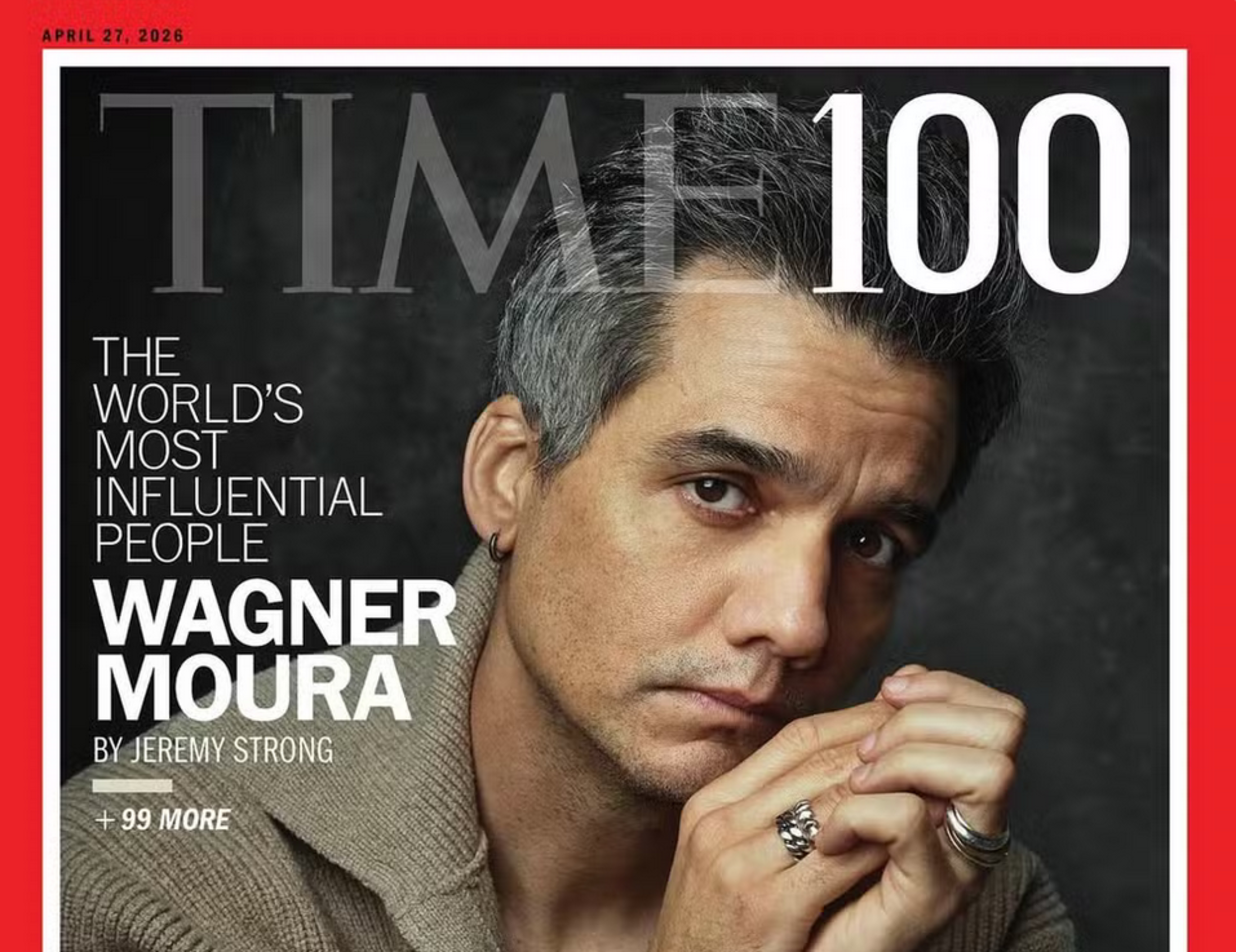 Wagner Moura entra na lista da revista ‘Time’ das 100 pessoas mais influentes do mundo