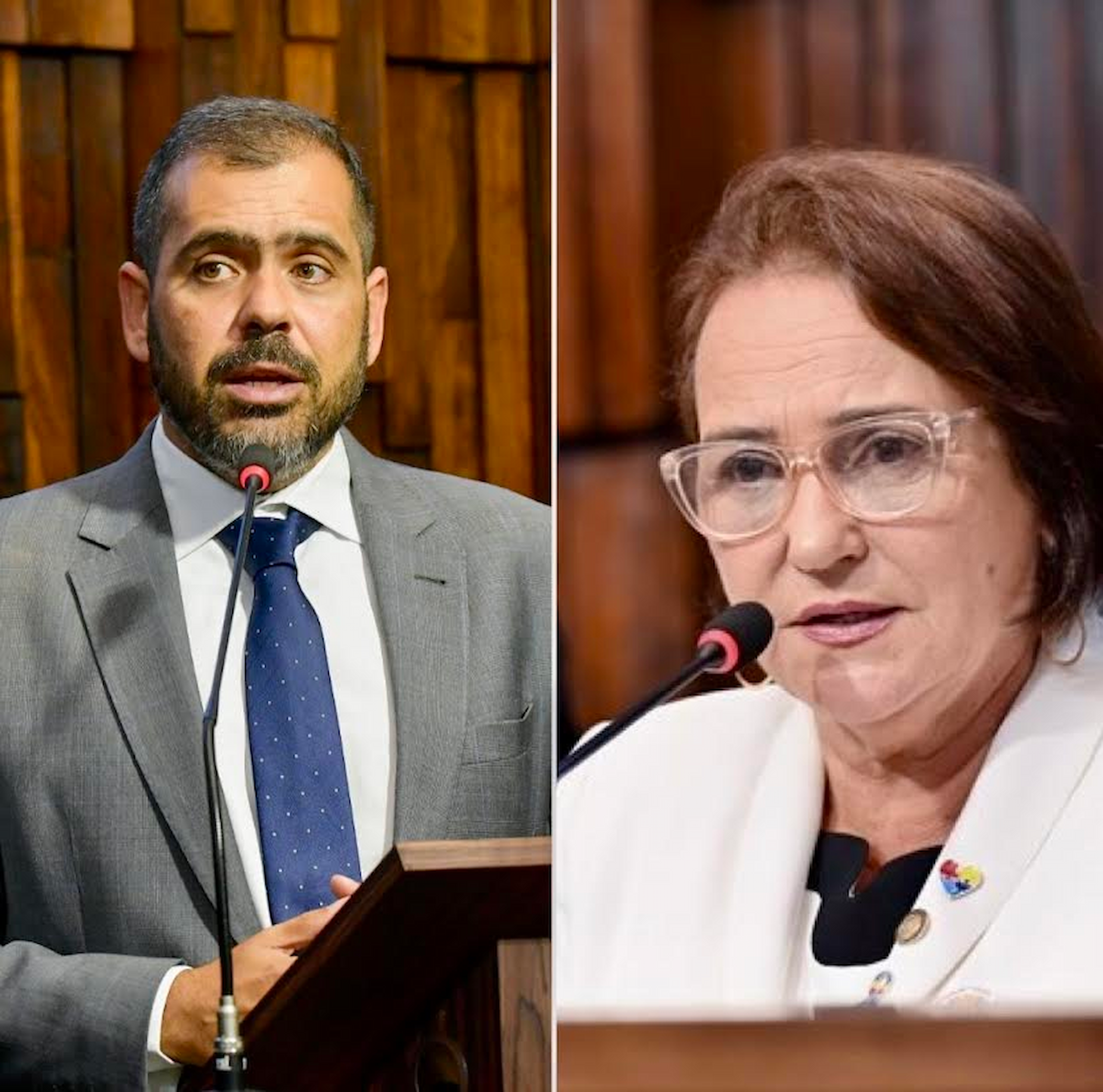 Discussão entre Bruno Dauaire e Carla Machado expõe disputa por obras em São João da Barra
