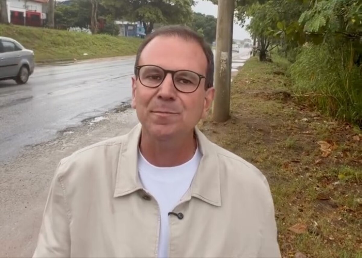 Em Rio das Ostras, Paes promete duplicar rodovia e reforçar segurança