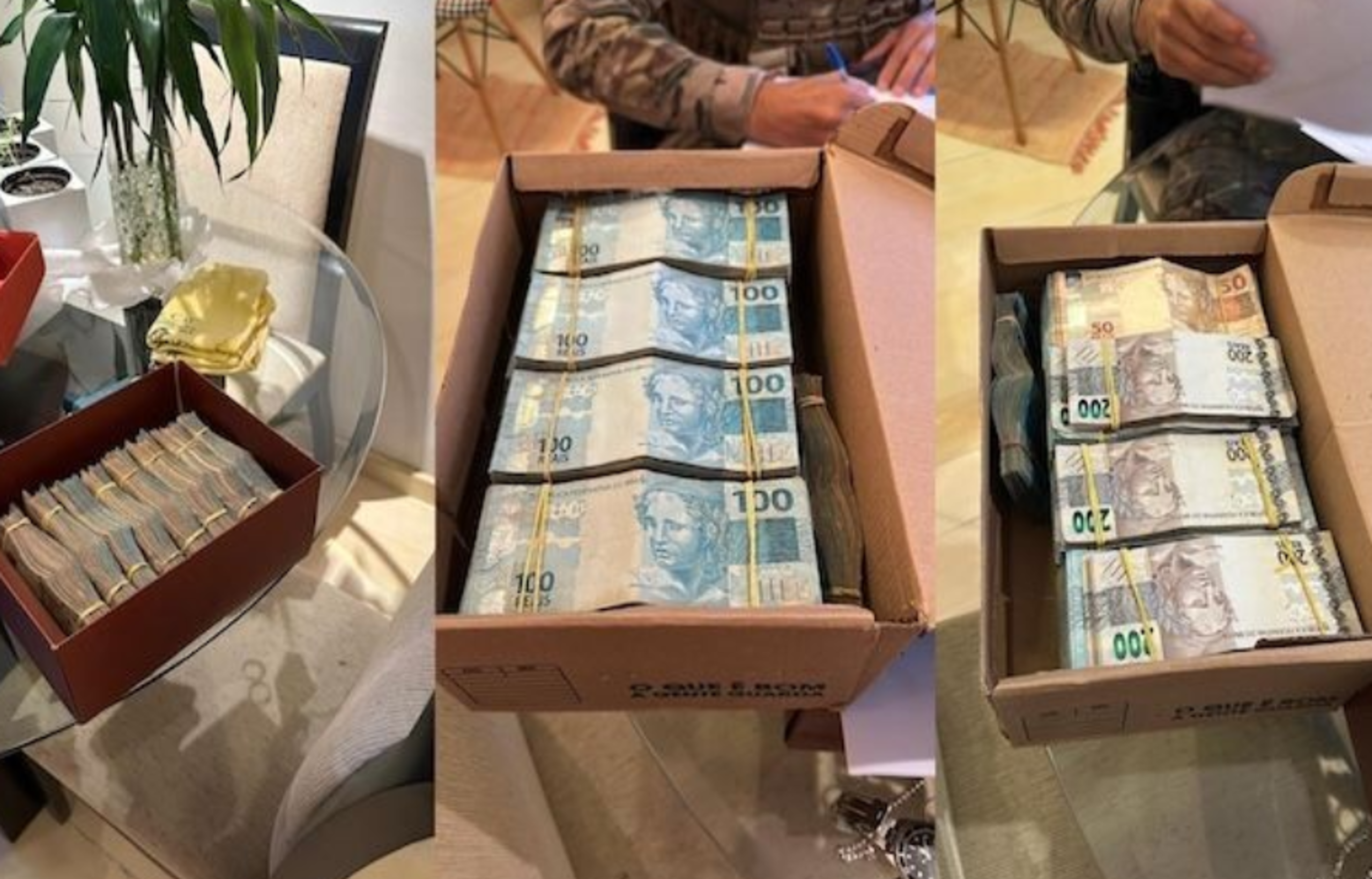 PF encontra R$ 500 mil em caixas de sapato na casa de policial alvo de operação contra a Refit
