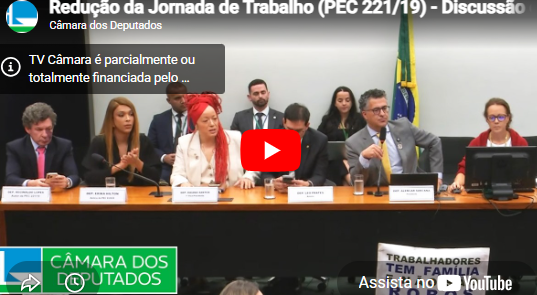 Comissão especial discute redução da jornada para 40 horas semanais: assista ao vivo