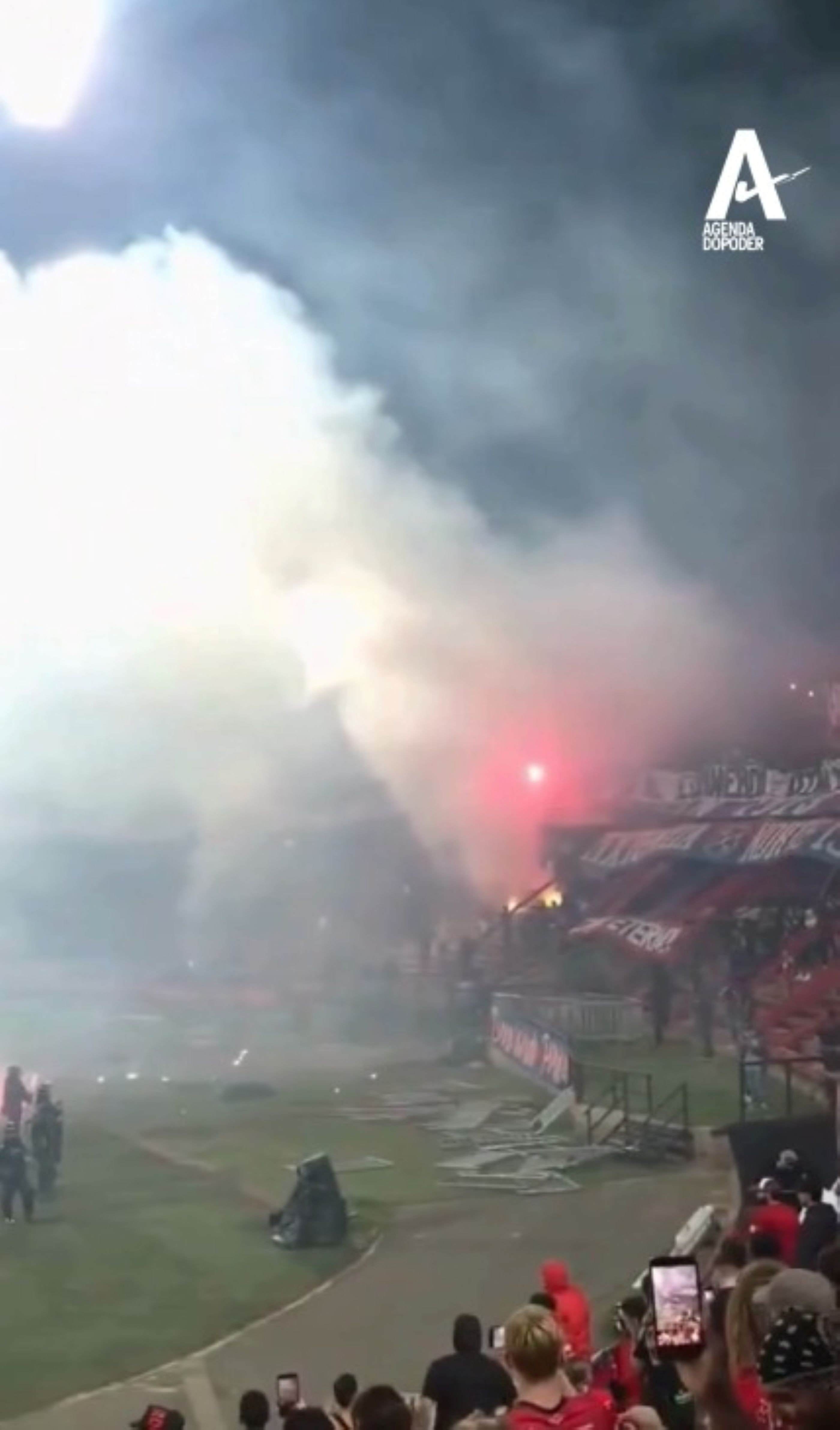Flamengo x Medellín é suspenso após invasão e caos no estádio da Libertadores