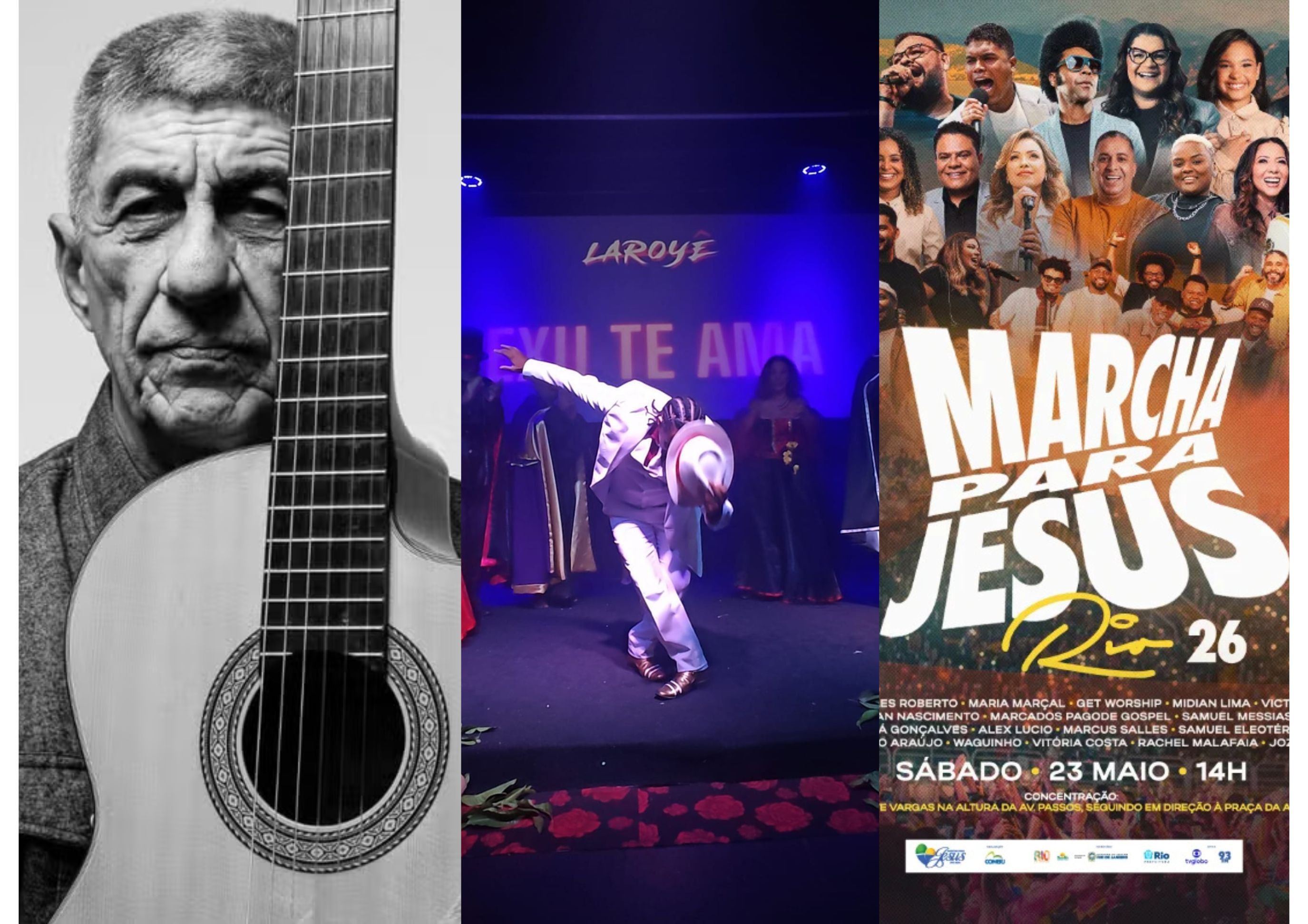 O que fazer no Rio: Fagner, peça sobre Exu e festival gospel são imperdíveis