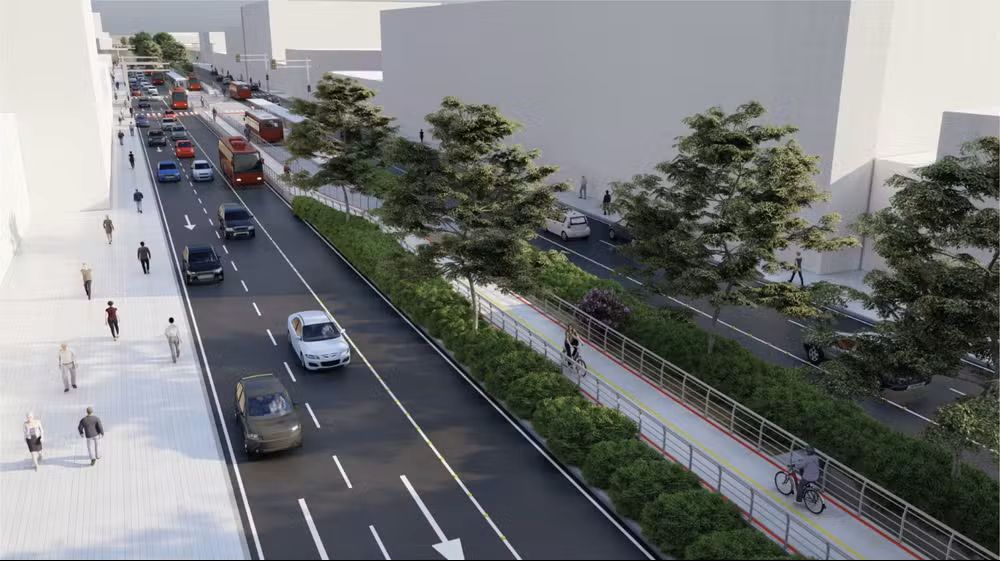 Alameda São Boaventura terá corredor intermodal, ciclovia e nova praça em Niterói