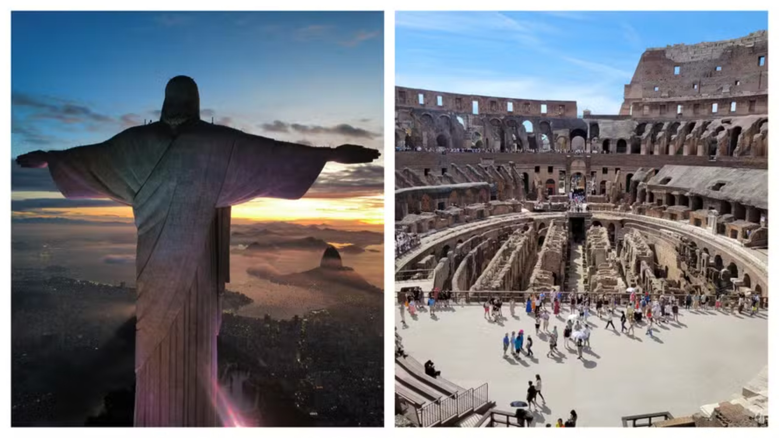 Cristo Redentor e Coliseu de Roma firmam parceria histórica para turismo e cultura