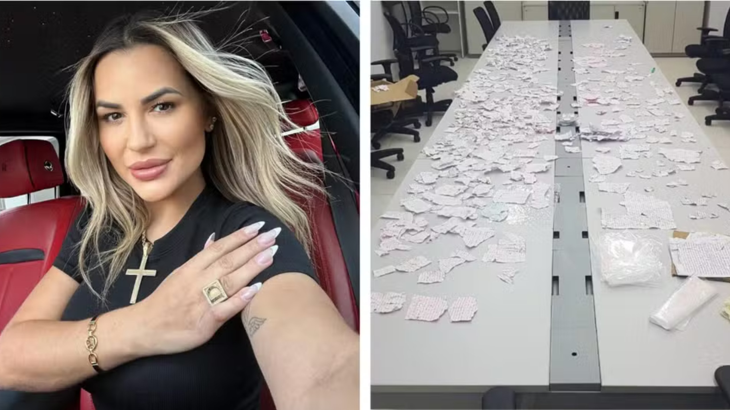 Bilhetinhos achados em esgoto de presídio levaram polícia até Deolane em operação contra o PCC