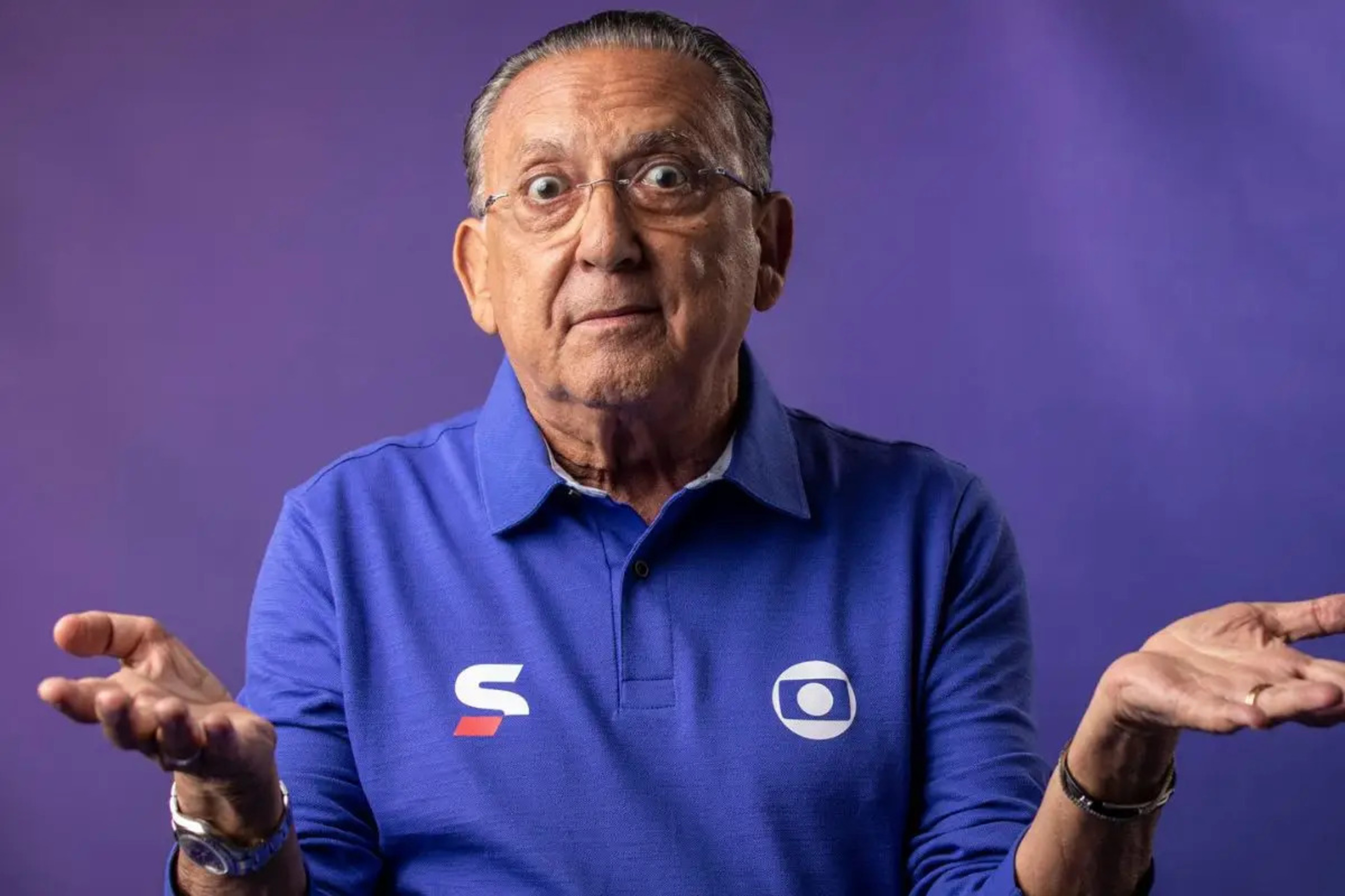 Galvão Bueno é internado em São Paulo e fará cirurgia na coluna antes da Copa do Mundo